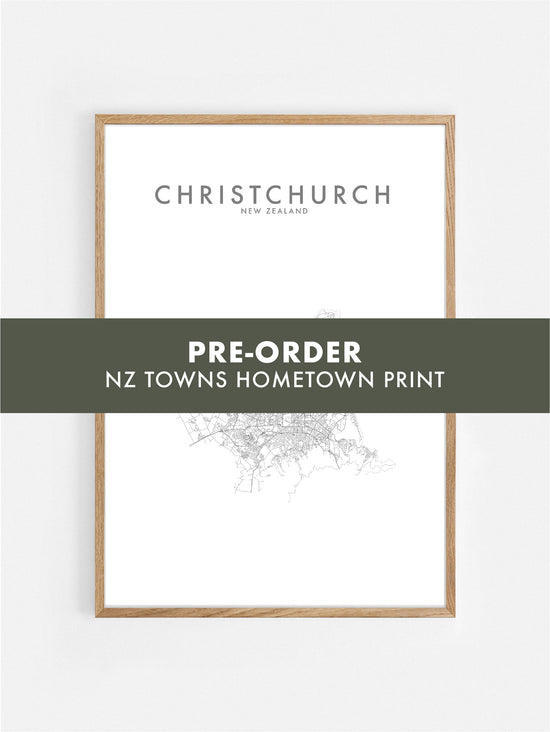 Load image into Gallery viewer, PRE-ORDER NZ TOWNS HOMETOWN PRINT
