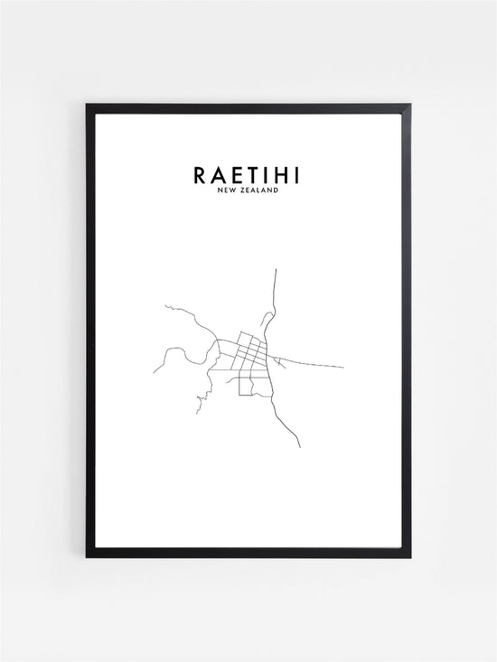 RAETIHI, NZ HOMETOWN PRINT