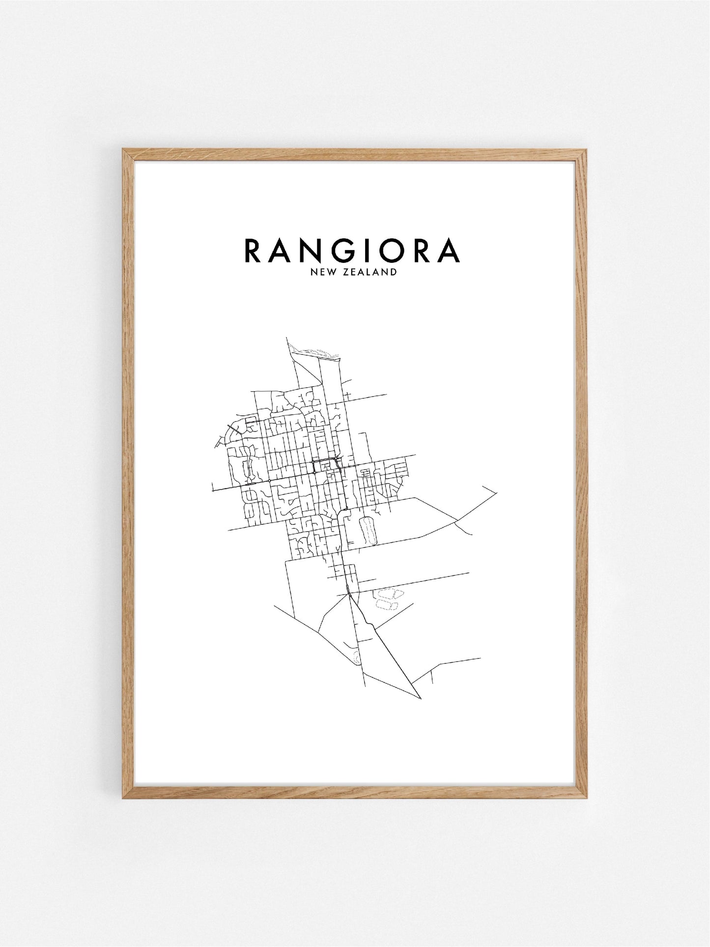 RANGIORA, NZ HOMETOWN PRINT