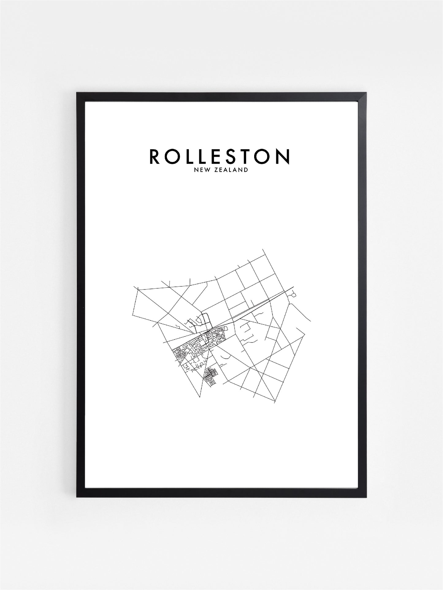 Load image into Gallery viewer, ROLLESTON, NZ HOMETOWN PRINT
