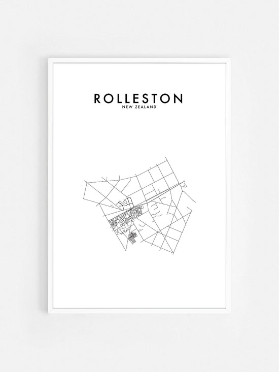 Load image into Gallery viewer, ROLLESTON, NZ HOMETOWN PRINT
