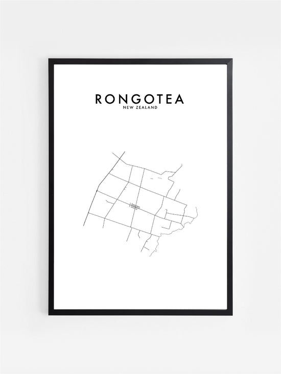 RONGOTEA, NZ HOMETOWN PRINT