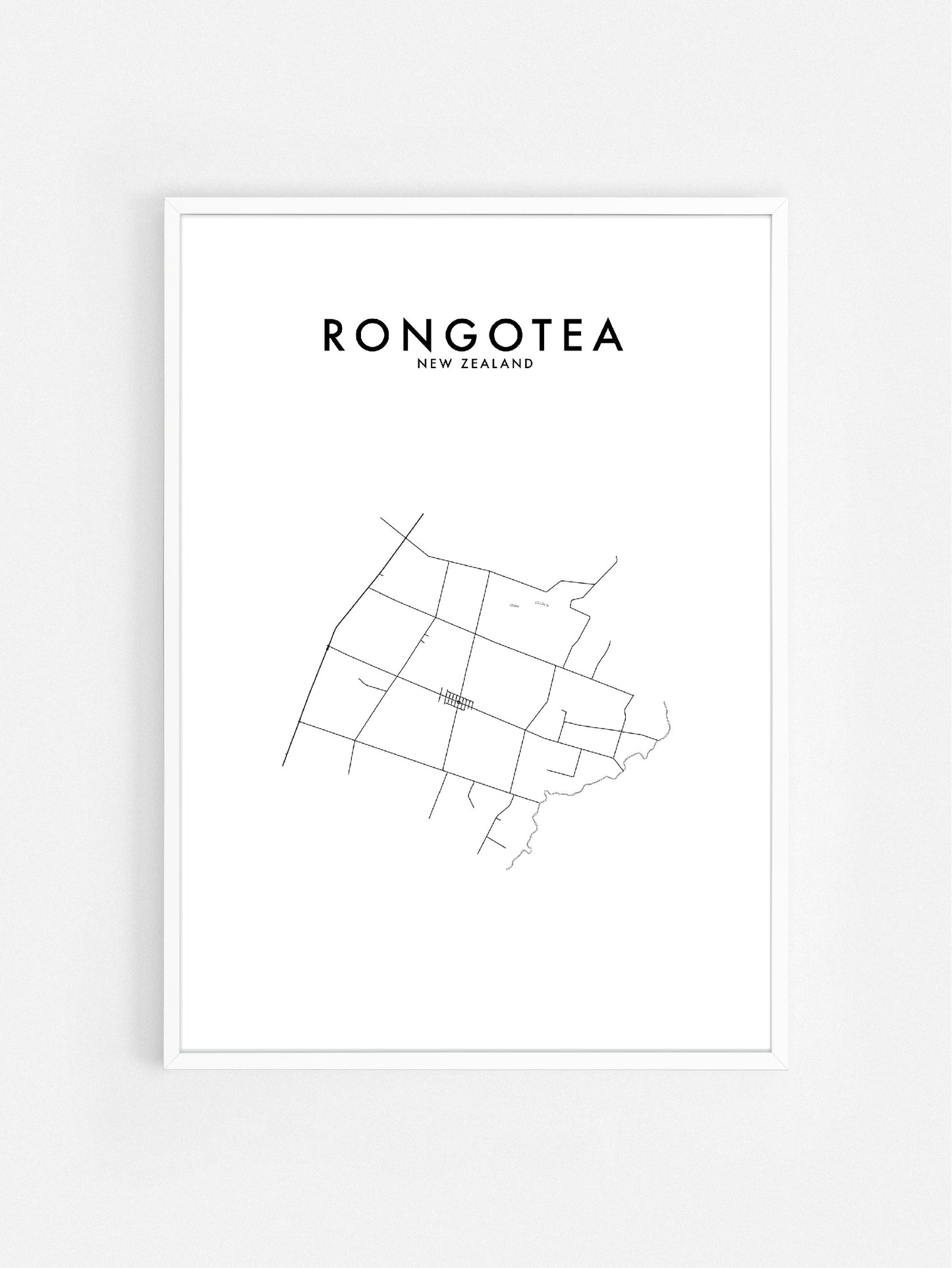 RONGOTEA, NZ HOMETOWN PRINT