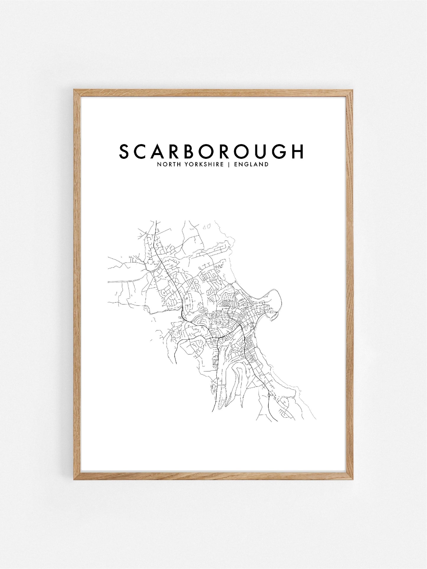 Load image into Gallery viewer, SCARBOROUGH, UK HOMETOWN PRINT
