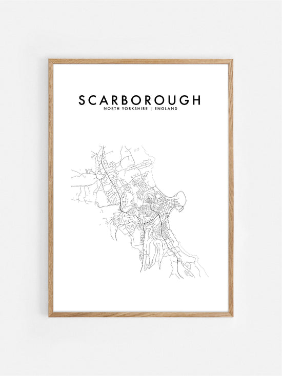 SCARBOROUGH, UK HOMETOWN PRINT