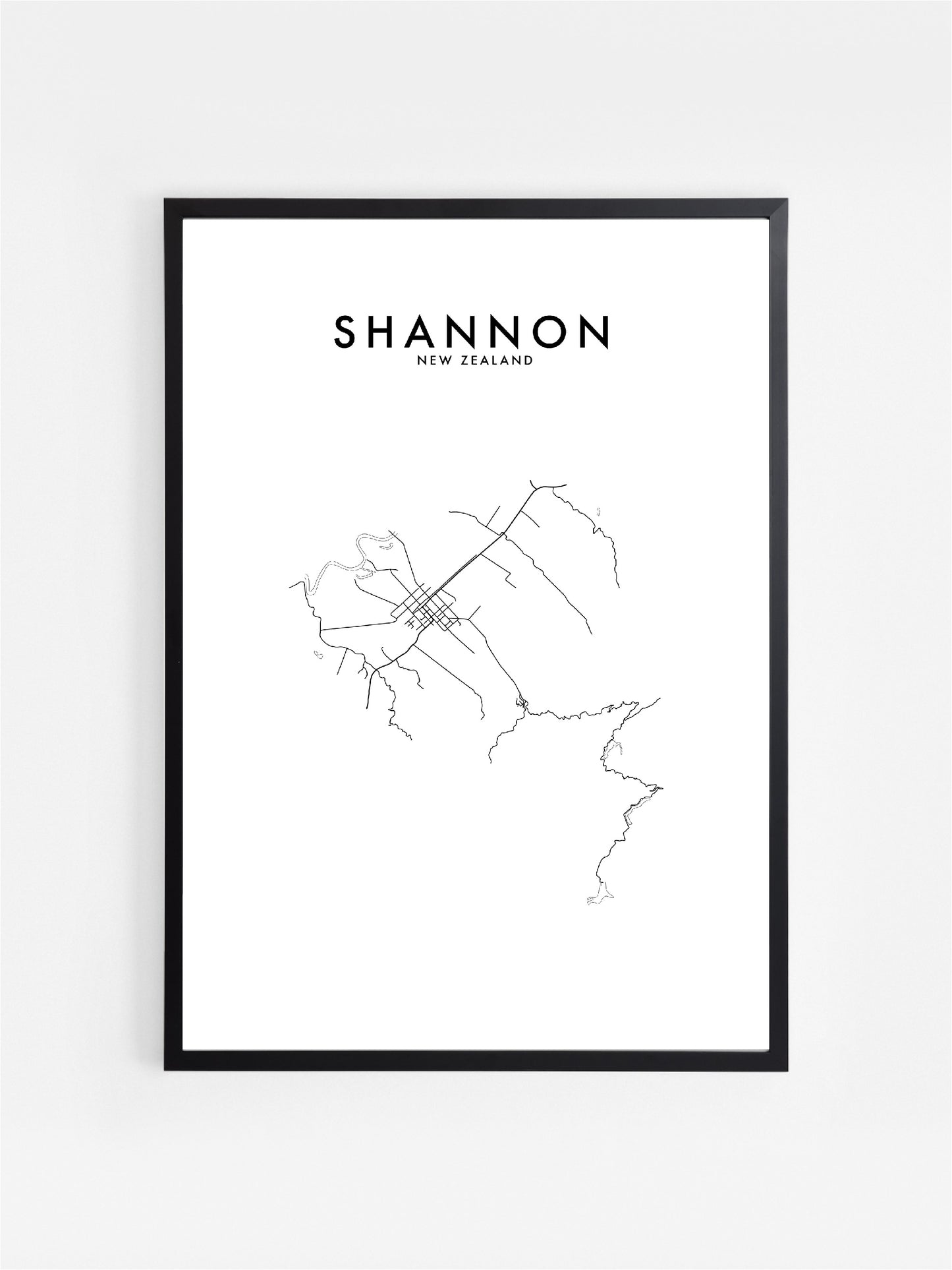 SHANNON, NZ HOMETOWN PRINT