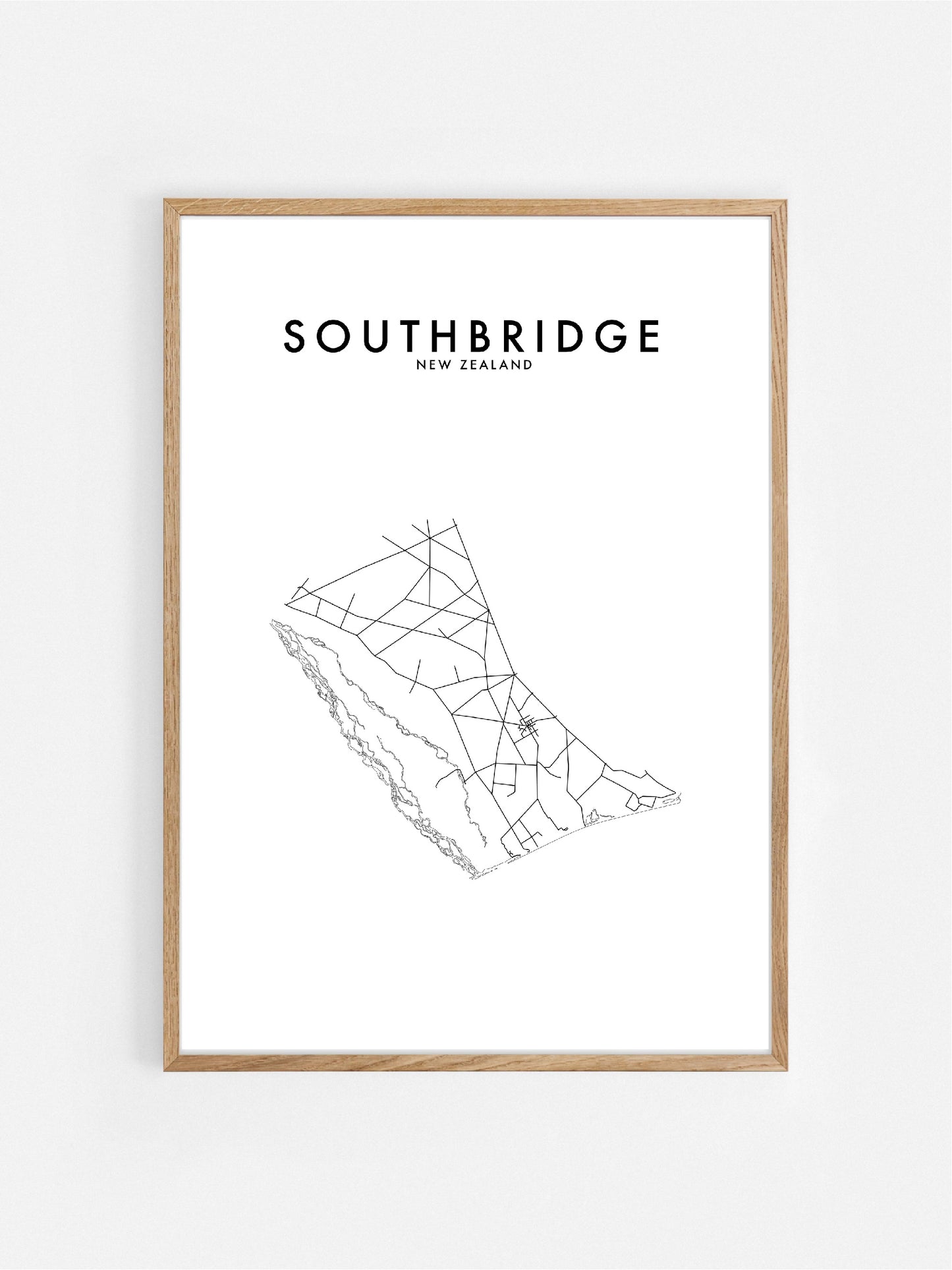 Load image into Gallery viewer, SOUTHBRIDGE, NZ HOMETOWN PRINT
