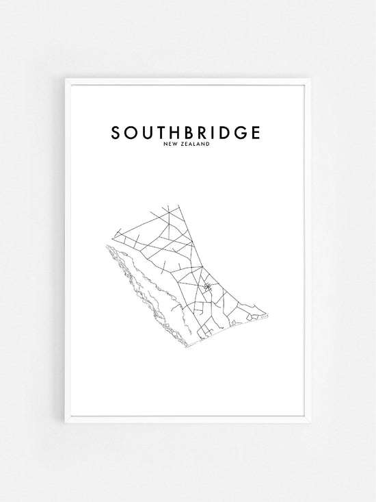 Load image into Gallery viewer, SOUTHBRIDGE, NZ HOMETOWN PRINT
