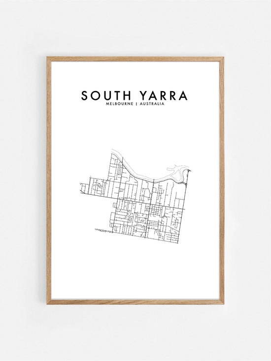 Load image into Gallery viewer, SOUTH YARRA, AUSTRALIA HOMETOWN PRINT

