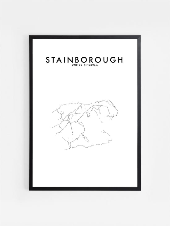 Load image into Gallery viewer, STAINBOROUGH, UK HOMETOWN PRINT
