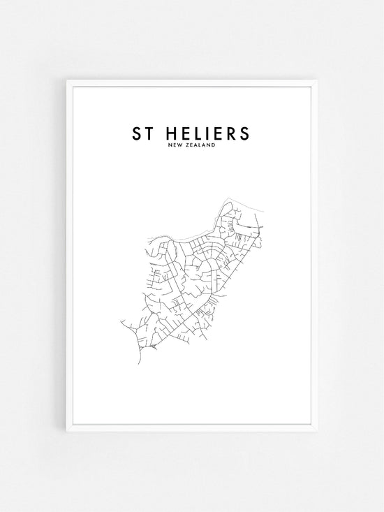ST HELIERS HOMETOWN PRINT