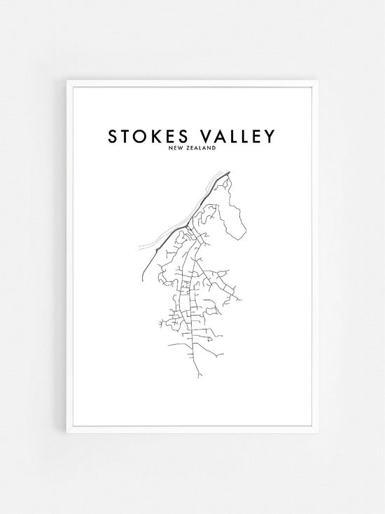Load image into Gallery viewer, STOKES VALLEY, NZ HOMETOWN PRINT
