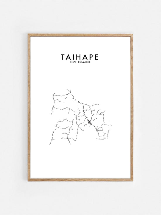 Load image into Gallery viewer, TAIHAPE, NZ HOMETOWN PRINT
