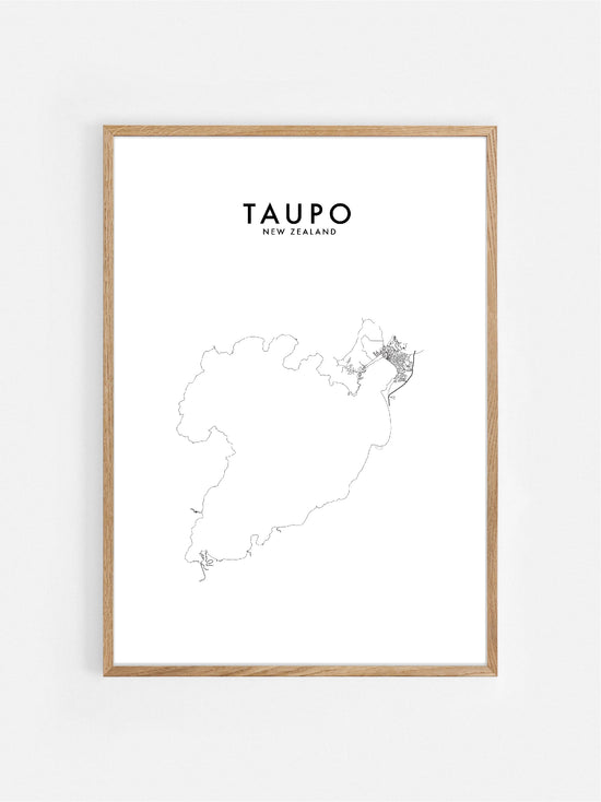 TAUPO, NZ HOMETOWN PRINT
