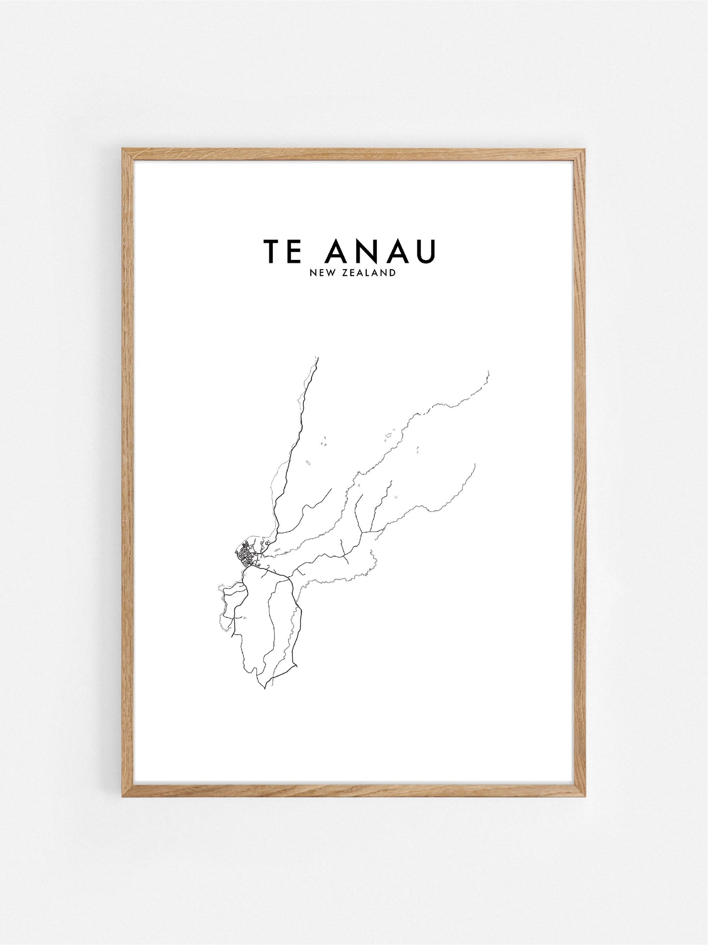 TE ANAU, NZ HOMETOWN PRINT