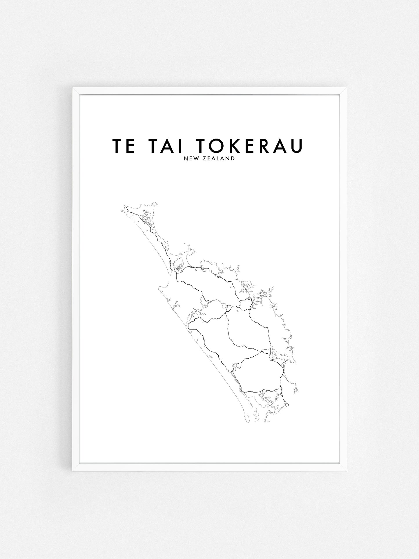 TE TAI TOKERAU, NZ HOMETOWN PRINT