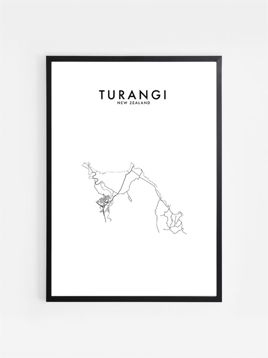 Load image into Gallery viewer, TURANGI, NZ HOMETOWN PRINT
