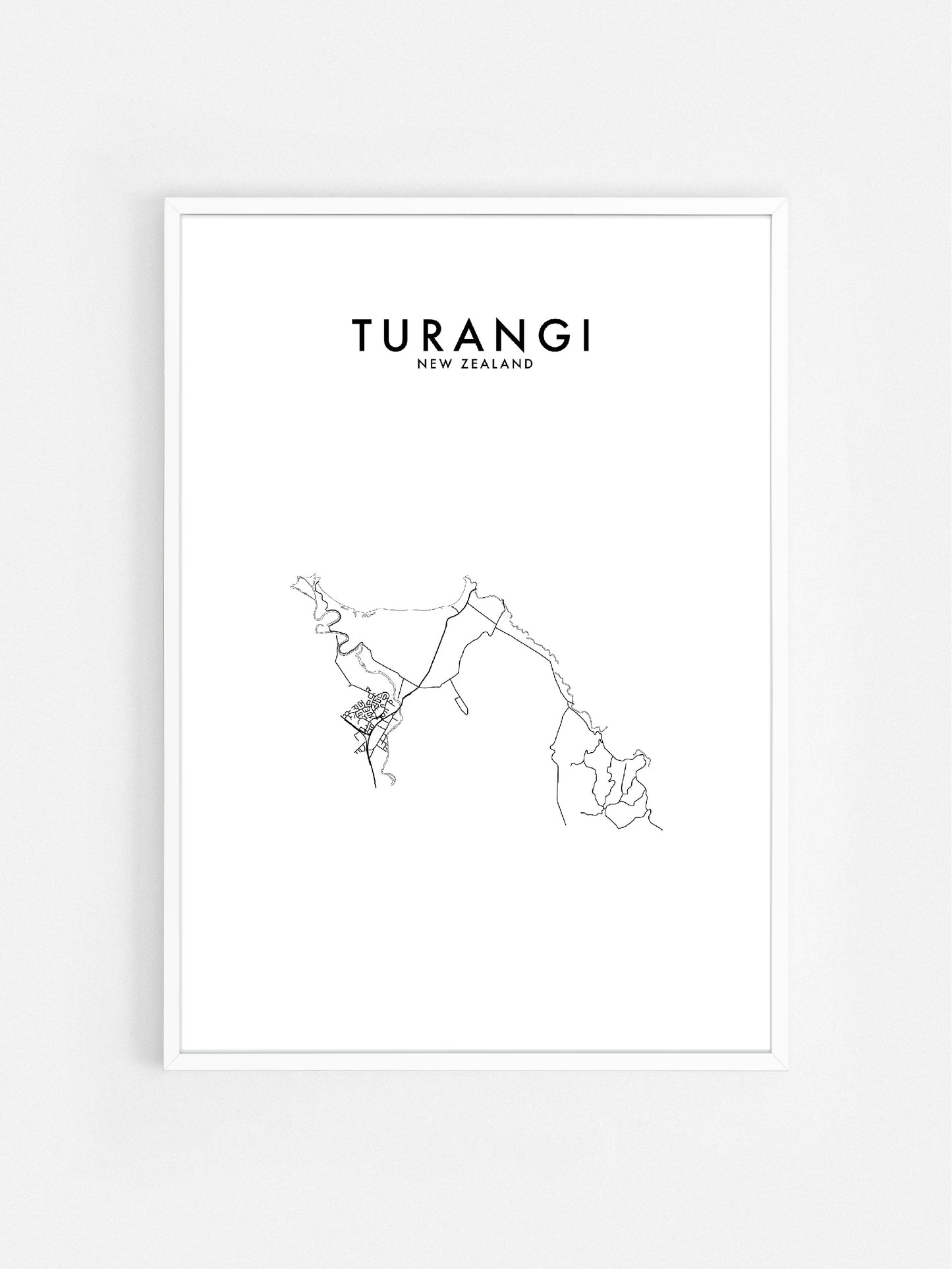 Load image into Gallery viewer, TURANGI, NZ HOMETOWN PRINT
