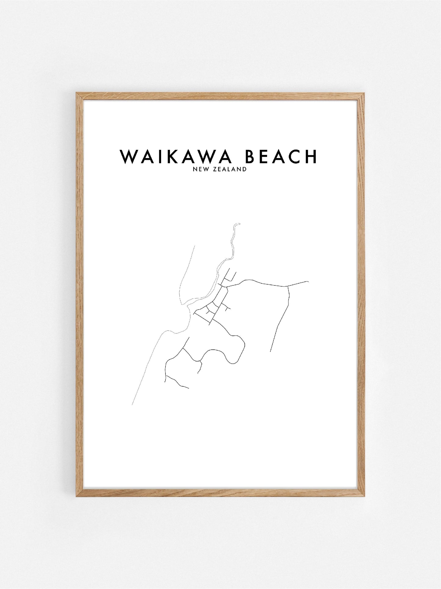WAIKAWA BEACH, NZ HOMETOWN PRINT