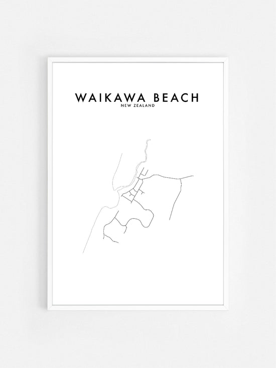 WAIKAWA BEACH, NZ HOMETOWN PRINT