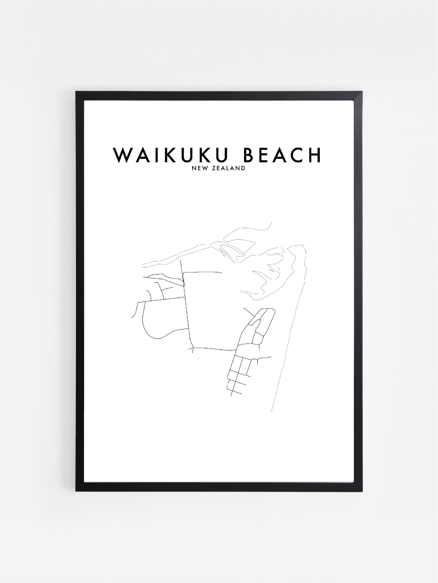 WAIKUKU BEACH, NZ HOMETOWN PRINT