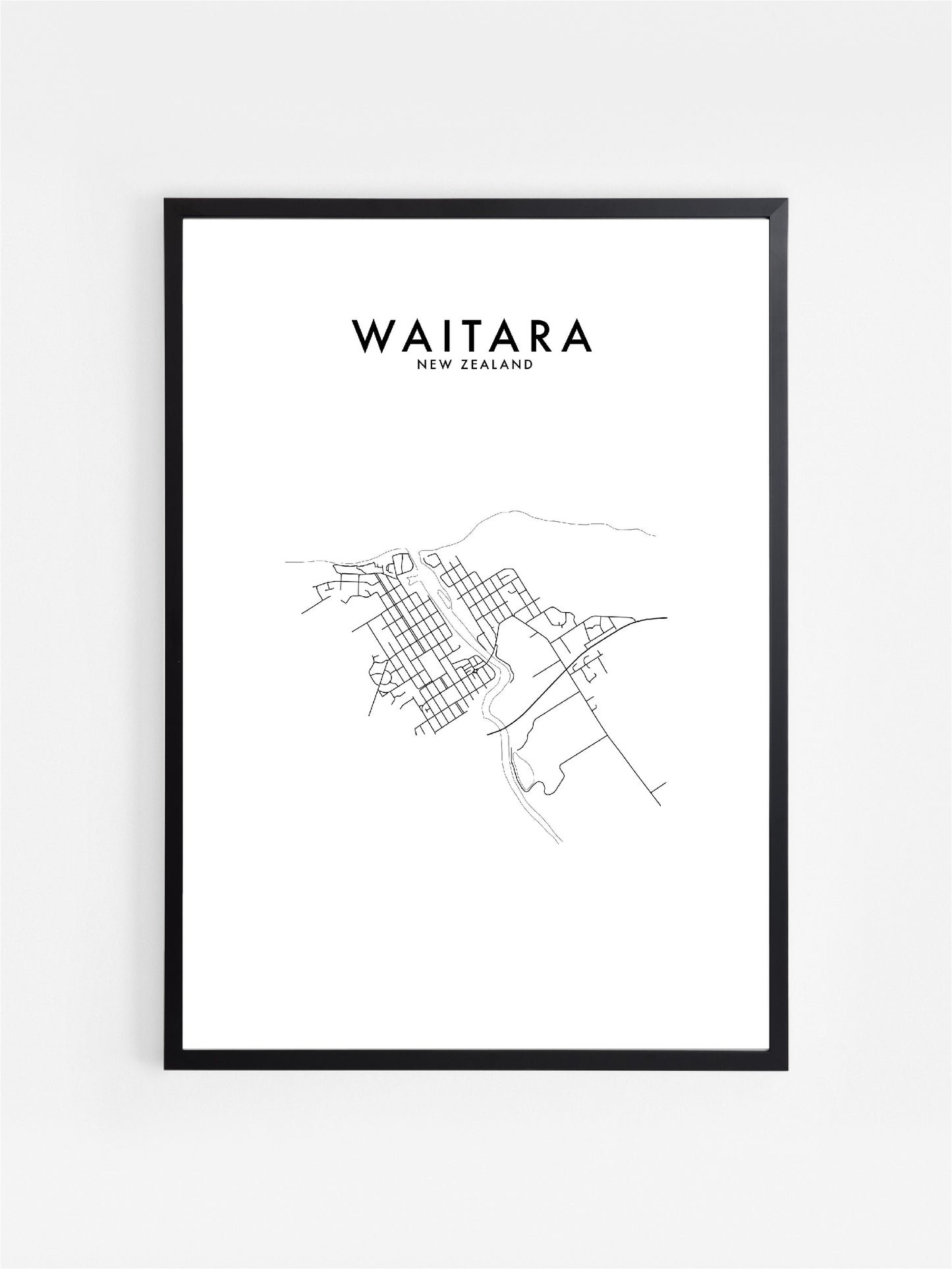 WAITARA, NZ HOMETOWN PRINT