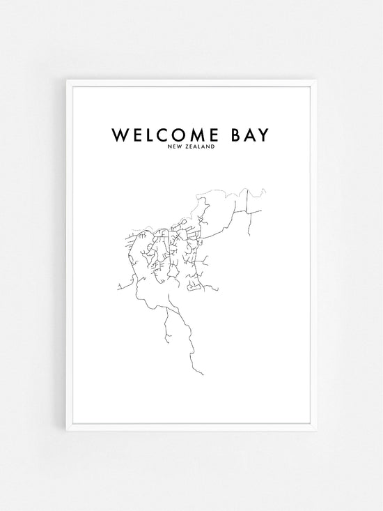 Load image into Gallery viewer, WELCOME BAY, NZ HOMETOWN PRINT
