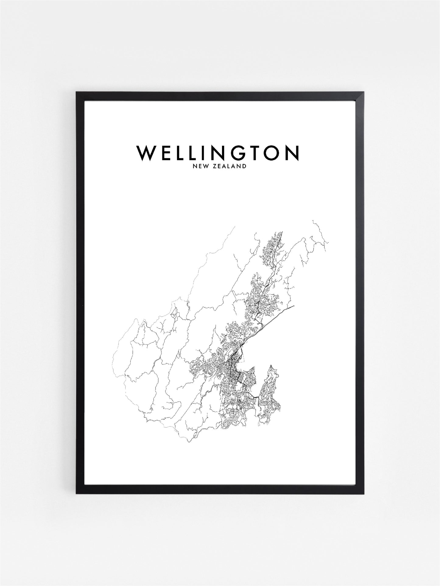 WELLINGTON, NZ HOMETOWN PRINT
