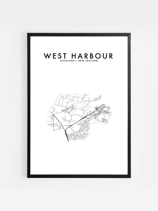 WEST HARBOUR, NZ HOMETOWN PRINT