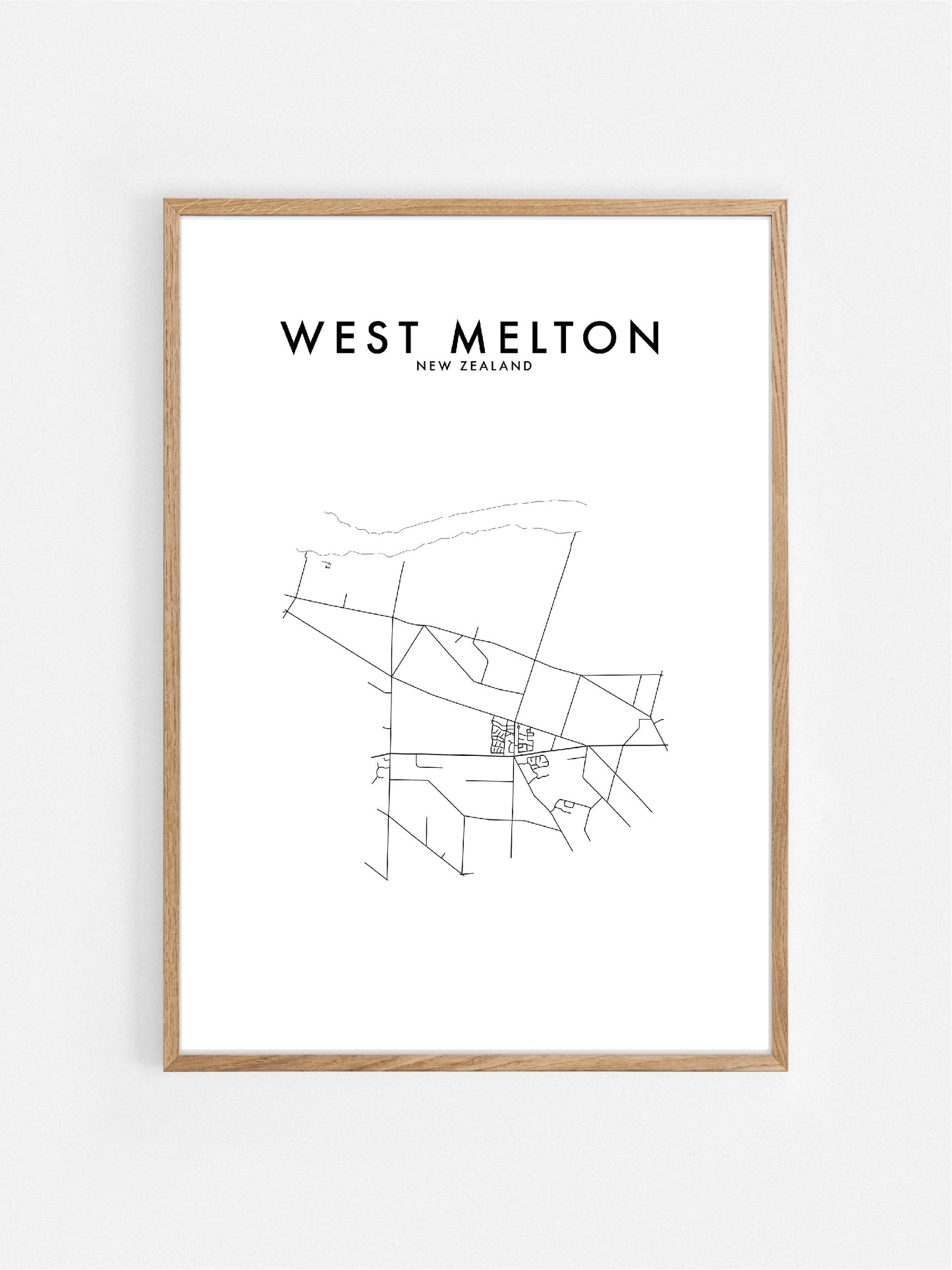 WEST MELTON, NZ HOMETOWN PRINT