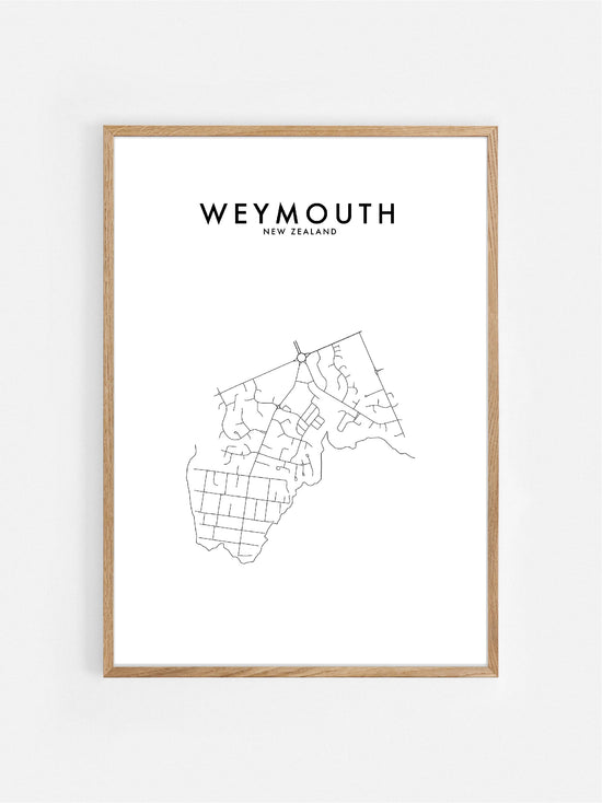 Load image into Gallery viewer, WEYMOUTH, NZ HOMETOWN PRINT
