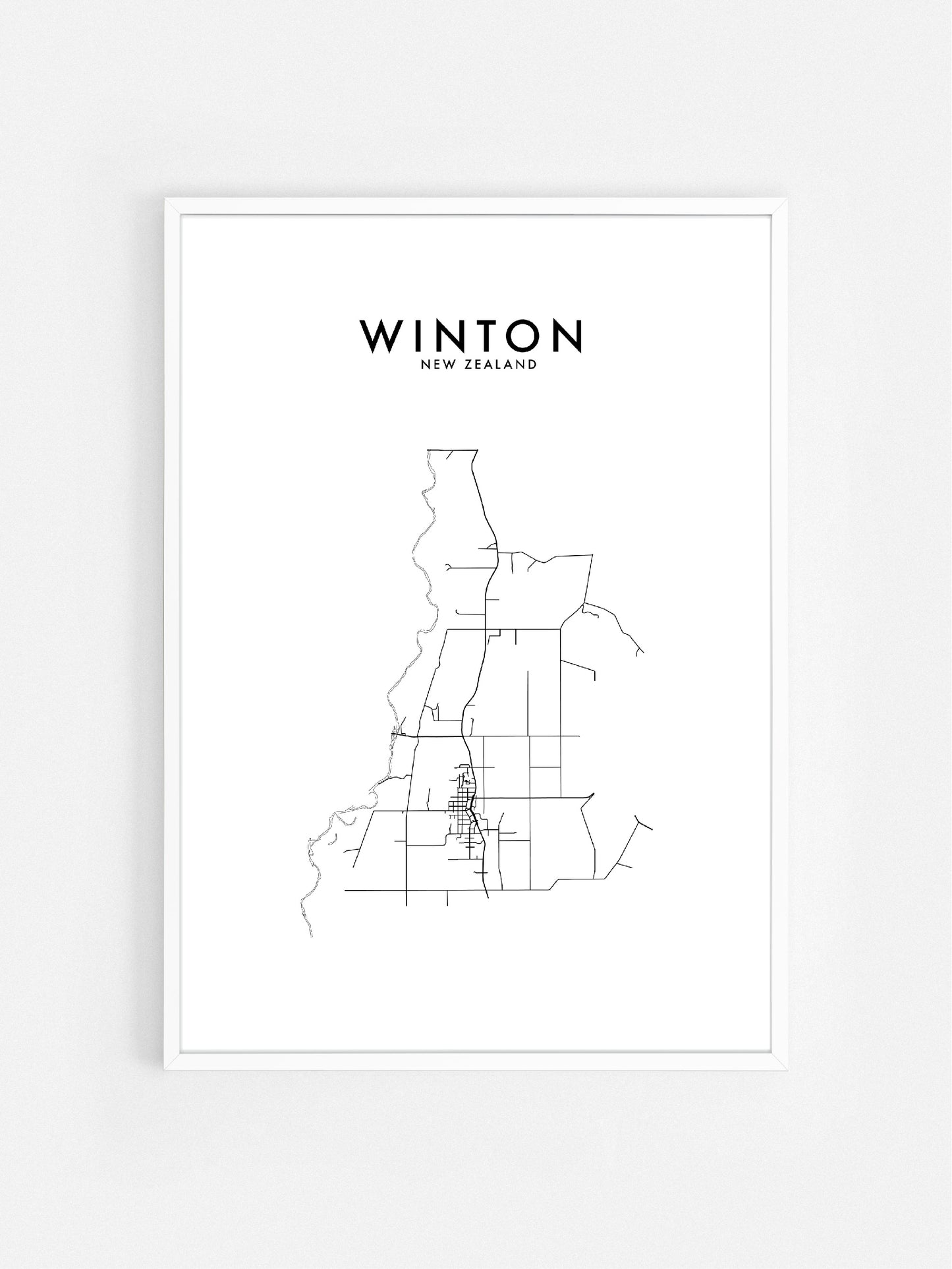 Load image into Gallery viewer, WINTON, NZ HOMETOWN PRINT
